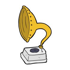 cartoon phonograph N13
