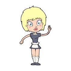 Cartoon Maid N61