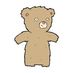cartoon teddy bear N473