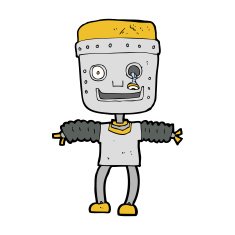 Cartoon Robot N421