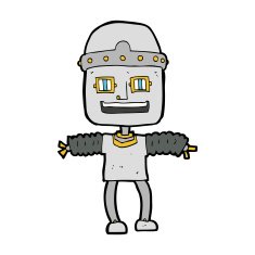Cartoon Robot N422
