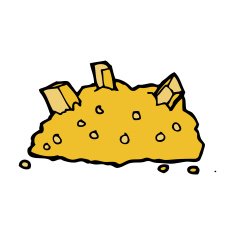 cartoon pile of gold N9