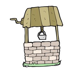 Cartoon Wishing Well N29