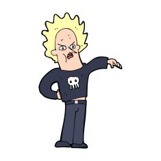 cartoon nasty boy N13