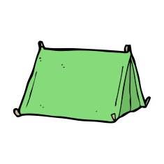 cartoon traditional tent N30