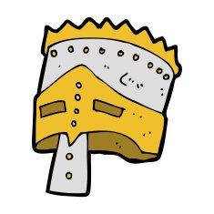 cartoon king's armor N15