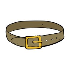 cartoon leather belt N31