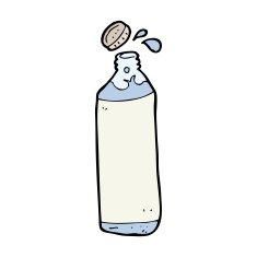Cartoon Water Bottle N121