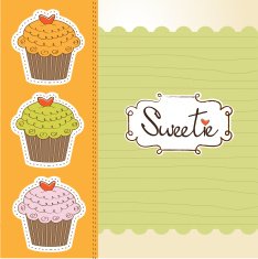 Birthday cupcake N19