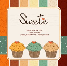 Birthday cupcake N25