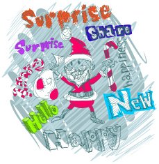 New year doodle wish N2