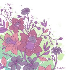 Floral background N37