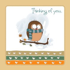 funny male bird with scarf N4