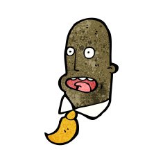 cartoon shocked face N30