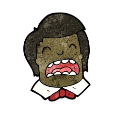 cartoon crying boys face N2