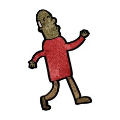 cartoon dancing man N85