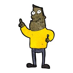 cartoonman with idea N7