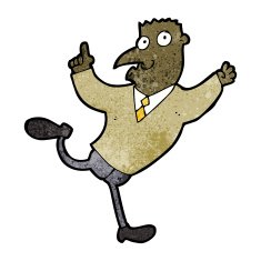 cartoonman with idea N8