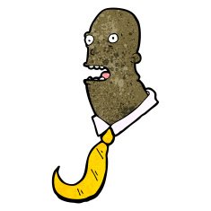 cartoon confused office man N2