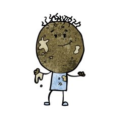 cartoon dirty doodle boy N2
