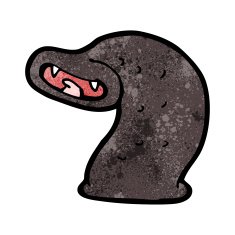 cartoon leech N17