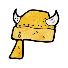Cartoon Viking Helmet N13