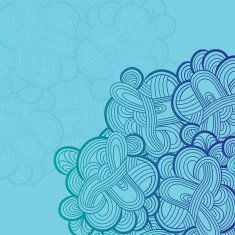 Abstract Doodled Pattern N3