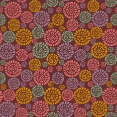 Decorative seamless bright doodle pattern