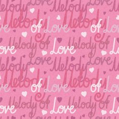 Calligraphy Valentines day seamless pattern with hearts