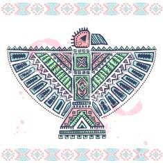Tribal native ethnic eagle illustration