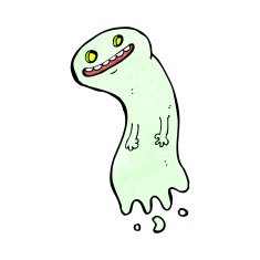 funny spooky ghost cartoon N9