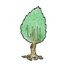 Cartoon Tree N235