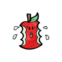 Cartoon Apple N197