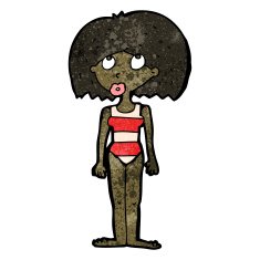 Cartoon Swimmer N4
