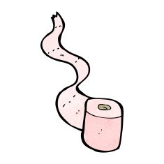 Cartoon Toilet Paper N9