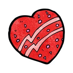 Cartoon Heart N10