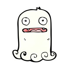 cartoon little ghost N15