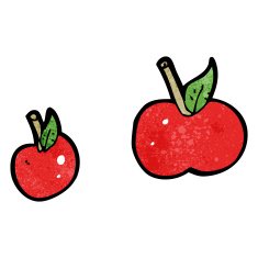 cartoon apples N10