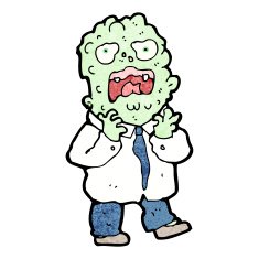 cartoon mutant monster man N3