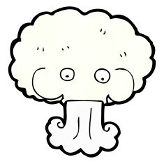 cloud cartoon character N54