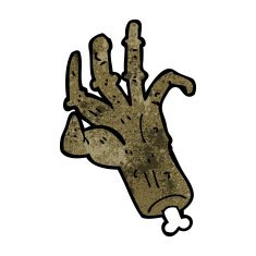 Cartoon Zombie Hand N47