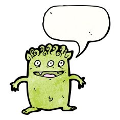 Cartoon Alien N163
