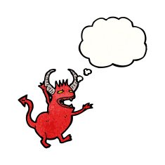 cartoon little devil N150