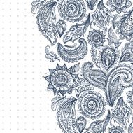 Beautiful vintage floral ornament