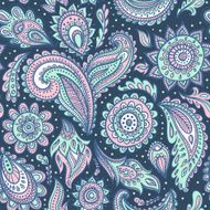 Beautiful vintage floral seamless ornament