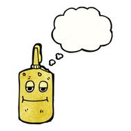 Cartoon Mustard Bottle N26
