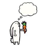 cartoon white rabbit N24