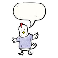 cartoon talking chicken N3