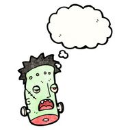 cartoon frankenstein monster head N7