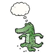 Cartoon Dancing Crocodile N4